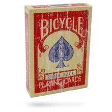 Load image into Gallery viewer, Faded Rider Back Red Bicycle Deck