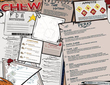 Load image into Gallery viewer, CHEW: Character Menus (RPG Supplement)