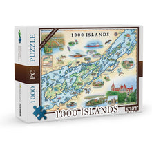 Load image into Gallery viewer, 1000 Islands 1000 Piece Jigsaw Puzzle Xplorer Maps