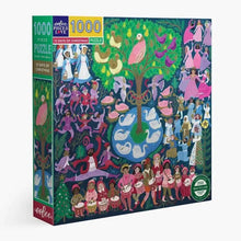 Load image into Gallery viewer, 12 Days of Christmas 1000 Piece Jigsaw Puzzle eeBoo