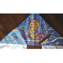 Load image into Gallery viewer, 24.5 Inch Coloring Flo Tail Delta kites