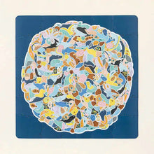 Load image into Gallery viewer, 299 Fish & a diver 300 Piece Cluster Puzzle Laurence King