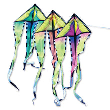 Load image into Gallery viewer, 46 in. Flo-Train Delta Kites 3 stack Tie Dye & Breezy