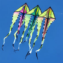 Load image into Gallery viewer, 46 in. Flo-Train Delta Kites 3 stack Tie Dye & Breezy