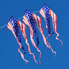 Load image into Gallery viewer, 46 in. Flo-Train Delta Kites Single and 3 stack Patriotic