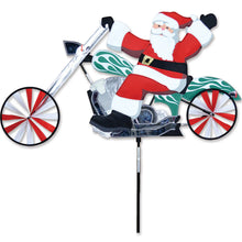Load image into Gallery viewer, 37 in. Chopper Motorcycle Spinner - Santa