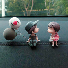 Load image into Gallery viewer, Romantic Anime Couple Figurines – 4PCS Resin Dashboard Decor