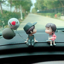 Load image into Gallery viewer, Romantic Anime Couple Figurines – 4PCS Resin Dashboard Decor