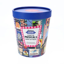 Load image into Gallery viewer, 50 Must-See Musicals Bucket List 1000 Piece Jigsaw Puzzle Ridley