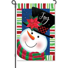 Load image into Gallery viewer, Snowman Joy 12 and 28 inch flags