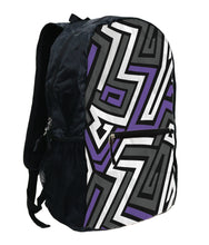 Load image into Gallery viewer, 24 LITER Summit GoPak Purple Maze Folding Lightweight Backpack