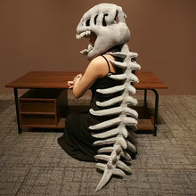 Load image into Gallery viewer, 80 CENTIMETER LONG DINOSAUR SKELETON PLUSH COSTUME