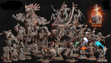 Load image into Gallery viewer, 3D Printed Archvillain Games Agama Shattered Valley Tzeekul the Conqueror - Bust 28mm 32mm D&D