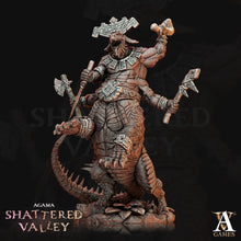 Load image into Gallery viewer, 3D Printed Archvillain Games Agama Shattered Valley - Agama Telcoans 28mm 32mm D&D