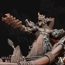 Load image into Gallery viewer, 3D Printed Archvillain Games Agama Shattered Valley - Tzeekul the Conqueror 28mm 32mm D&D