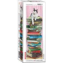 Load image into Gallery viewer, Academic Cat 1000 Piece Panoramic Jigsaw Puzzle Eurographics