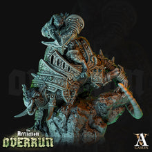 Load image into Gallery viewer, 3D Printed Archvillain Games Affliction Overrun - Dire Rat Riders 28mm 32mm D&D