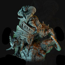 Load image into Gallery viewer, 3D Printed Archvillain Games Affliction Overrun - Dire Rat Riders 28mm 32mm D&D