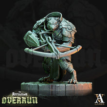 Load image into Gallery viewer, 3D Printed Archvillain Games Affliction Overrun - Rat Arbalesters 28mm 32mm D&D