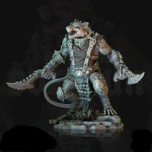 Load image into Gallery viewer, 3D Printed Archvillain Games Affliction Overrun - Rat Reavers 28mm 32mm D&D
