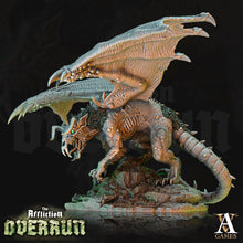 Load image into Gallery viewer, 3D Printed Archvillain Games Affliction Overrun - Srelk Rat Dragon 28mm 32mm D&D
