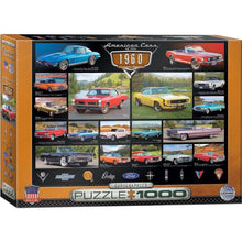 Load image into Gallery viewer, American Cars of the 1960s 1000 Piece Jigsaw Puzzle Eurographics