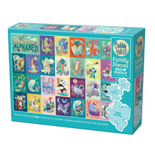 Load image into Gallery viewer, Animal Alphabet 350 Piece Family Jigsaw Puzzle Cobble Hill