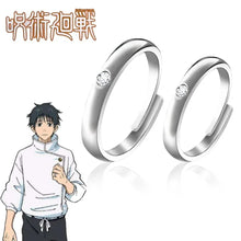 Load image into Gallery viewer, Anime Jujutsu Kaisen Yuta Okkotsu Adjustable Stainless Steel Rings Cosplay Jewelry Accessories