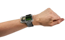 Load image into Gallery viewer, Wrist wearing a futuristic smartwatch with a white background