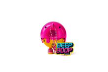 Load image into Gallery viewer, Pink toy figure with 'Beep Boop' text on a white background