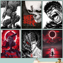 Load image into Gallery viewer, Berserk Posters, Anime Poster DIY Vintage Movie Poster Wall Art
