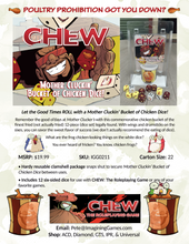 Load image into Gallery viewer, CHEW: Mother Cluckin' Bucket of Chicken Dice (RPG Supplement)