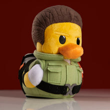 Load image into Gallery viewer, Resident Evil Chris Redfield Plush duck on a dark background