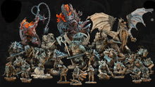 Load image into Gallery viewer, 3D Printed Archvillain Games Akata Bust Howling Horde 28 32mm D&D