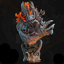 Load image into Gallery viewer, 3D Printed Archvillain Games Akata Bust Howling Horde 28 32mm D&D