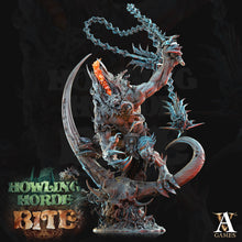 Load image into Gallery viewer, 3D Printed Archvillain Games Akata Howling Horde 28 32mm D&D