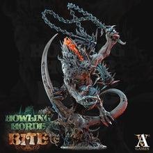 Load image into Gallery viewer, 3D Printed Archvillain Games Akata Howling Horde 28 32mm D&D