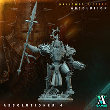 Load image into Gallery viewer, 3D Printed Archvillain Games Absolutioner Hallowed Sisters Absolution 28 32mm D&D
