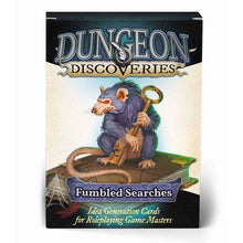 Load image into Gallery viewer, Dungeon Discoveries - Fumbled Searches - Card Deck