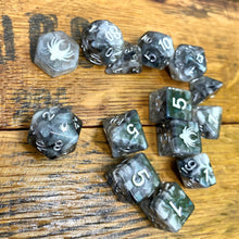 Load image into Gallery viewer, Misty Step - 14 Piece DnD Dice Set | Acrylic RPG Gaming Dice