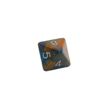 Load image into Gallery viewer, Mysterious Ink - 7 Piece DnD Dice Set | Acrylic RPG Gaming Dice