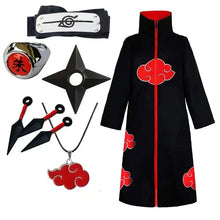 Load image into Gallery viewer, Naruto Shippuden Anime Cosplay Akatsuki Ninja Hokage Costume Itachi Sasuke