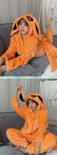 Load image into Gallery viewer, Naruto Shippuden Kurama Kyuubi Fox Cosplay Costume Kigurumi Adult Unisex Anime Pajamas Flannel Jumpsuit Sleepwear Onesies