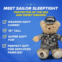 Load image into Gallery viewer, Navy Teddy Bear Cammo Personalized Bundle