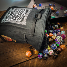 Load image into Gallery viewer, Dice Giveth and Taketh Deluxe Dice Bag