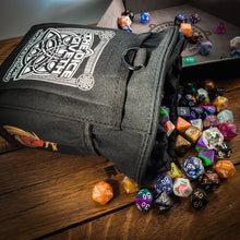 Load image into Gallery viewer, Dice Giveth and Taketh Deluxe Dice Bag