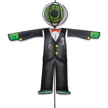 Load image into Gallery viewer, Decorative Premier kites spinning Eye character in a black suit with a large eye on a white background