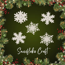 Load image into Gallery viewer, Snowflake Craft Kit | Wood Ornaments