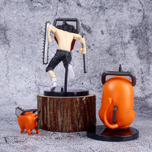 Load image into Gallery viewer, 3PCS Denji Pochita Chainsaw Man Anime Mini Figures Set, Chainsaw Man Kawaii Chibi Action Figurines