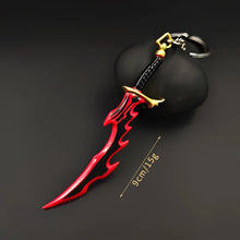 Load image into Gallery viewer, Solo Leveling Anime Manwha Sung Jinwoo Knight Killer Dagger Kasaka's Venom Fang Keychains Pendant